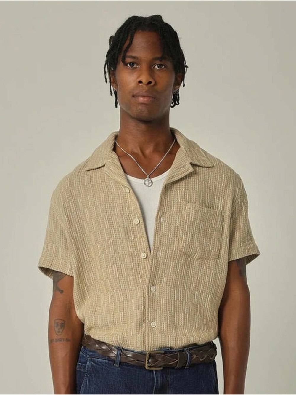 Corridor NYC - Rainbow Weave S/S Shirt (Large)